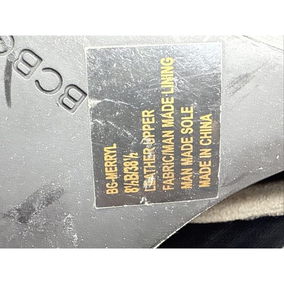 (F2) BCB GENERATION Merryl Tall Suede Wedge Leather Boot SZ 8.5 Women’s - Picture 15 of 16